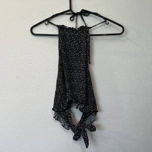 American Eagle Floral Halter Top - Size Small